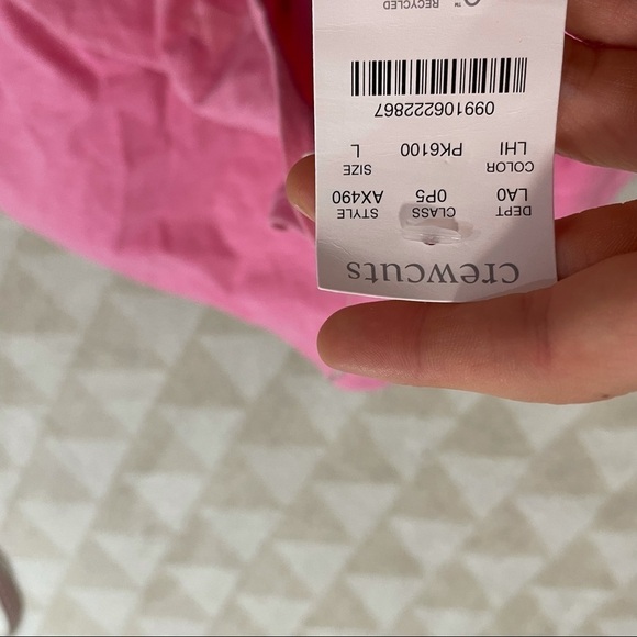 J crew girls roll cuff tshirt pink short sleeves - Picture 3 of 3